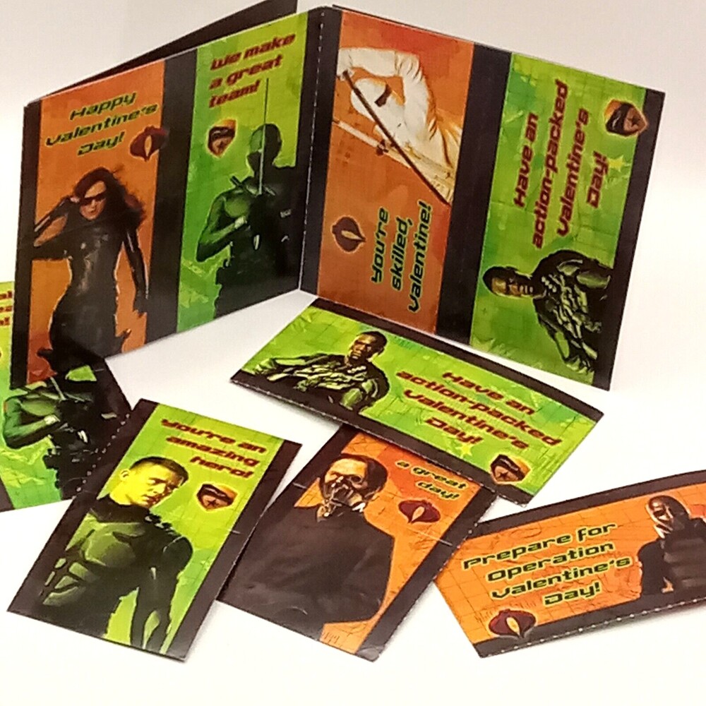 G.I. JOE Valentine 13 Cards The Rise of COBRA Tatum Destro Adewale Lee Sienna